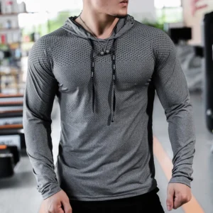 Mens Fitness Running Hoodie